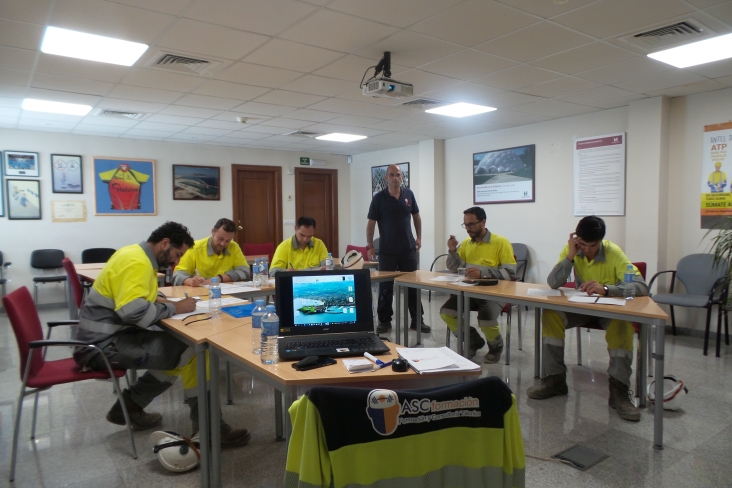 ASC formación-Curso en Cementera