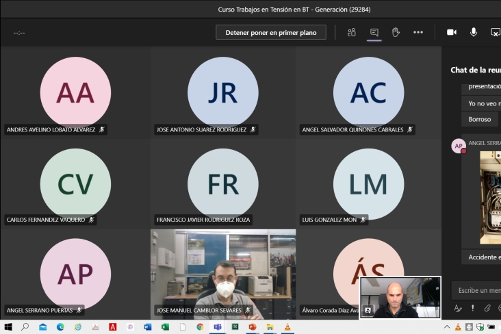 Curso A DISTANCIA "Trabajos en Tensión en BT en Generación" método ASC (octubre 2020)
