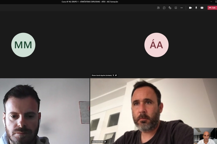 Curso a distancia "ATmósferas Explosivas ATEX" para AZSA (octubre 2021)