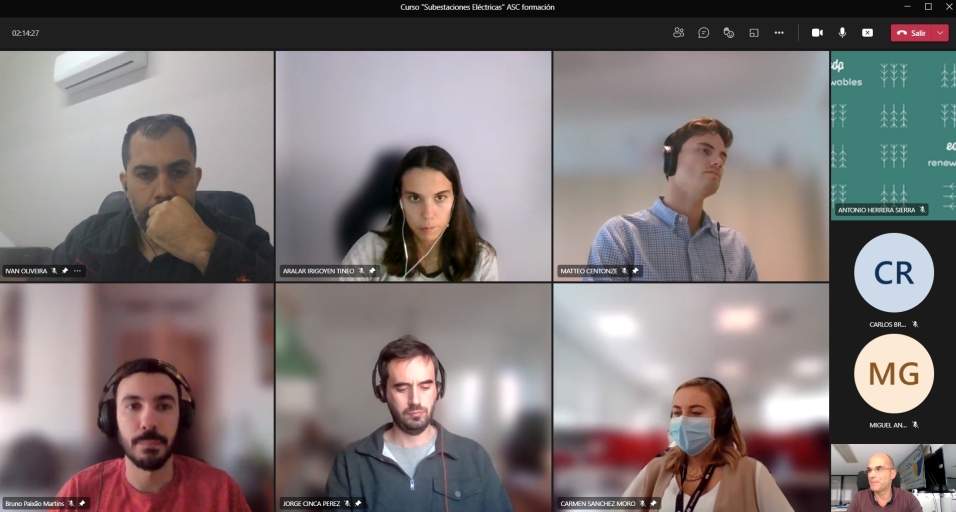 Curso a distancia "Subestaciones Eléctricas" para EDPR (octubre 2021)