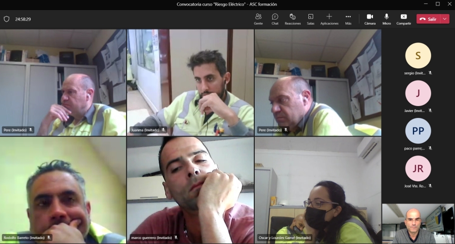 Curso a distancia "Riesgo Eléctrico en Cementeras" para LAFARGE_HOLCIM (mayo 2022)