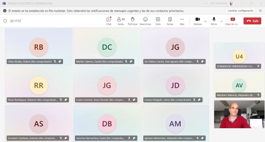 Curso a distancia “Riesgo Eléctrico” – NATURGY